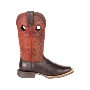 'Durango' Women's 12" Lady Rebel Pro Western Square Toe - Chestnut / Crimson