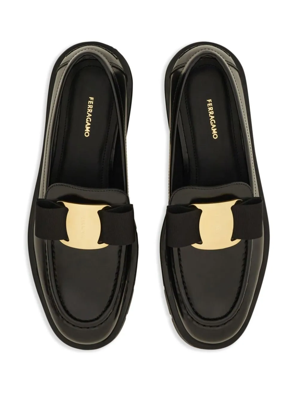 Ferragamo Stylish Slip-On Leather Moccasins for Women