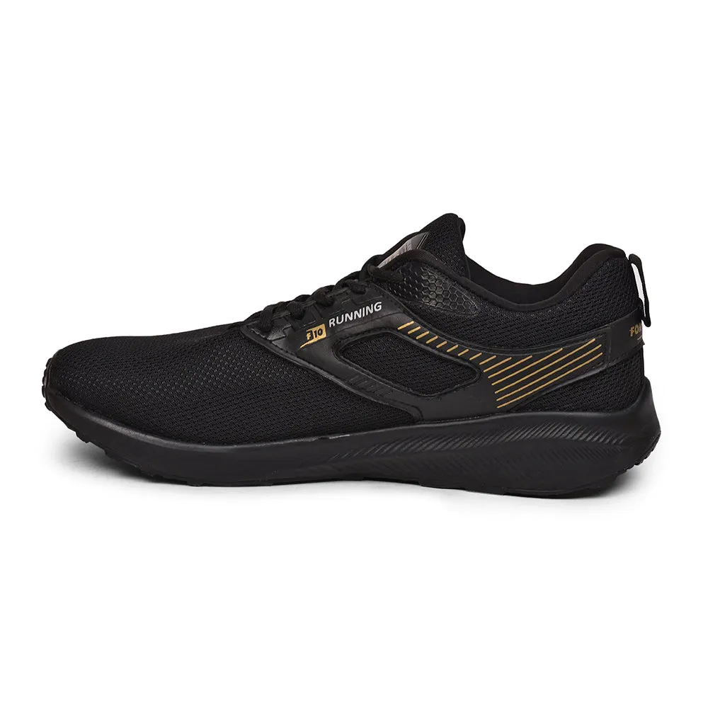 Force 10 By Liberty Black Sports Running Shoes For Men (AVENGE)