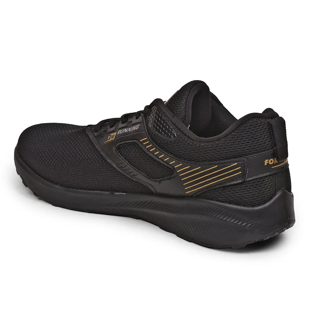 Force 10 By Liberty Black Sports Running Shoes For Men (AVENGE)