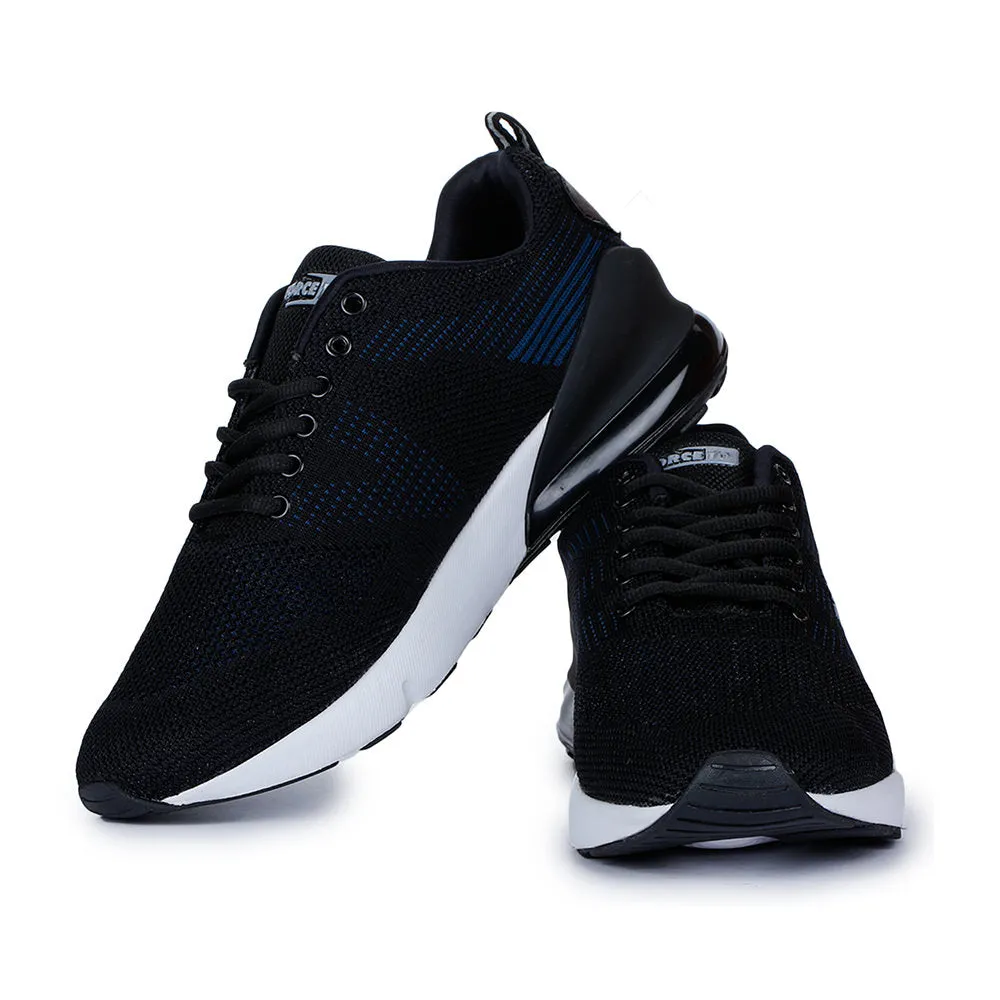 Force 10 By Liberty DOMINAR-2 Mens Black Lacing Running Shoes