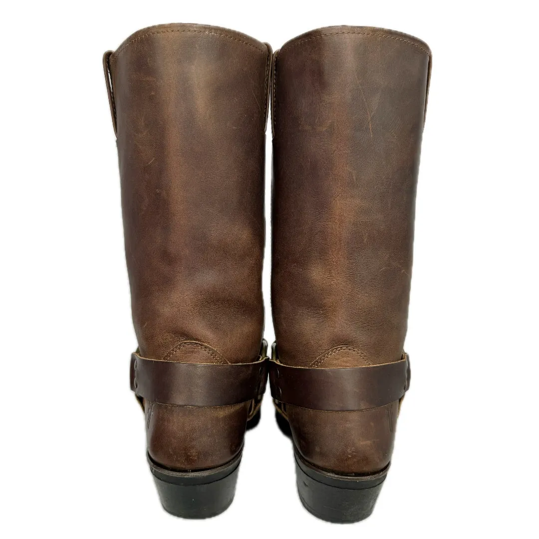 FRYE Harness 12R Brown Biker Moto Motorcycle Boots