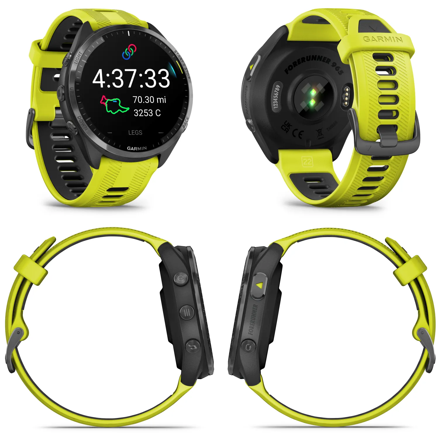 Garmin Forerunner 965 Premium GPS Running and Triathlon Titanium Smartwatch