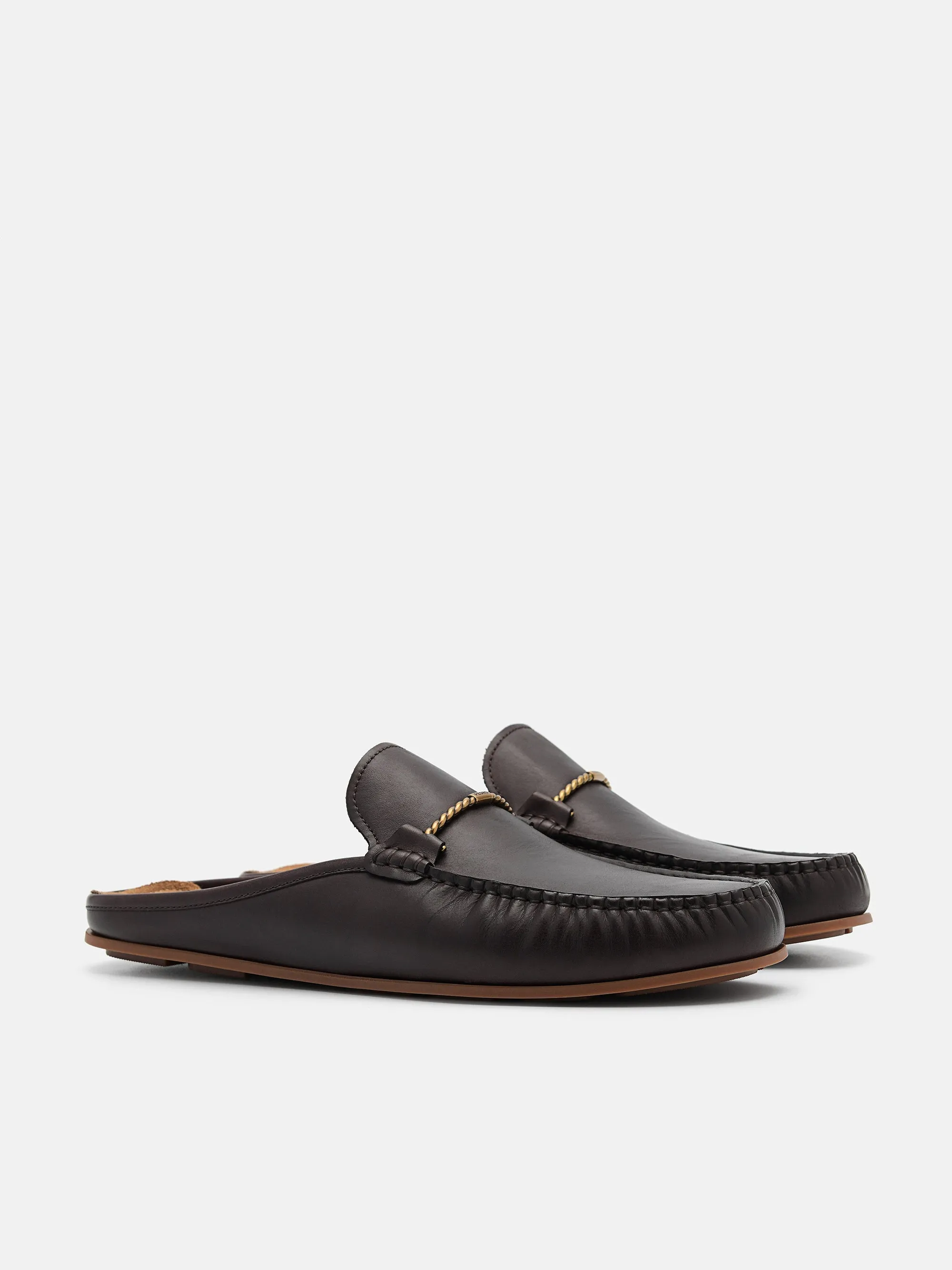 Hawser Leather Slip-On Moccasins