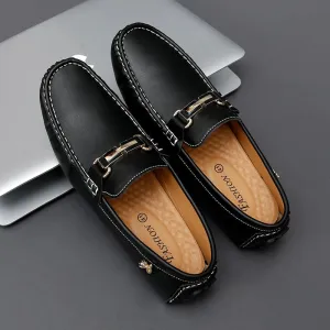 Hnzxzm Fashion Colorful Men Casual Moccasins Loafers Black Youth Large Size 35-48 Boys Men Luxury Brand Moccasin Shoes