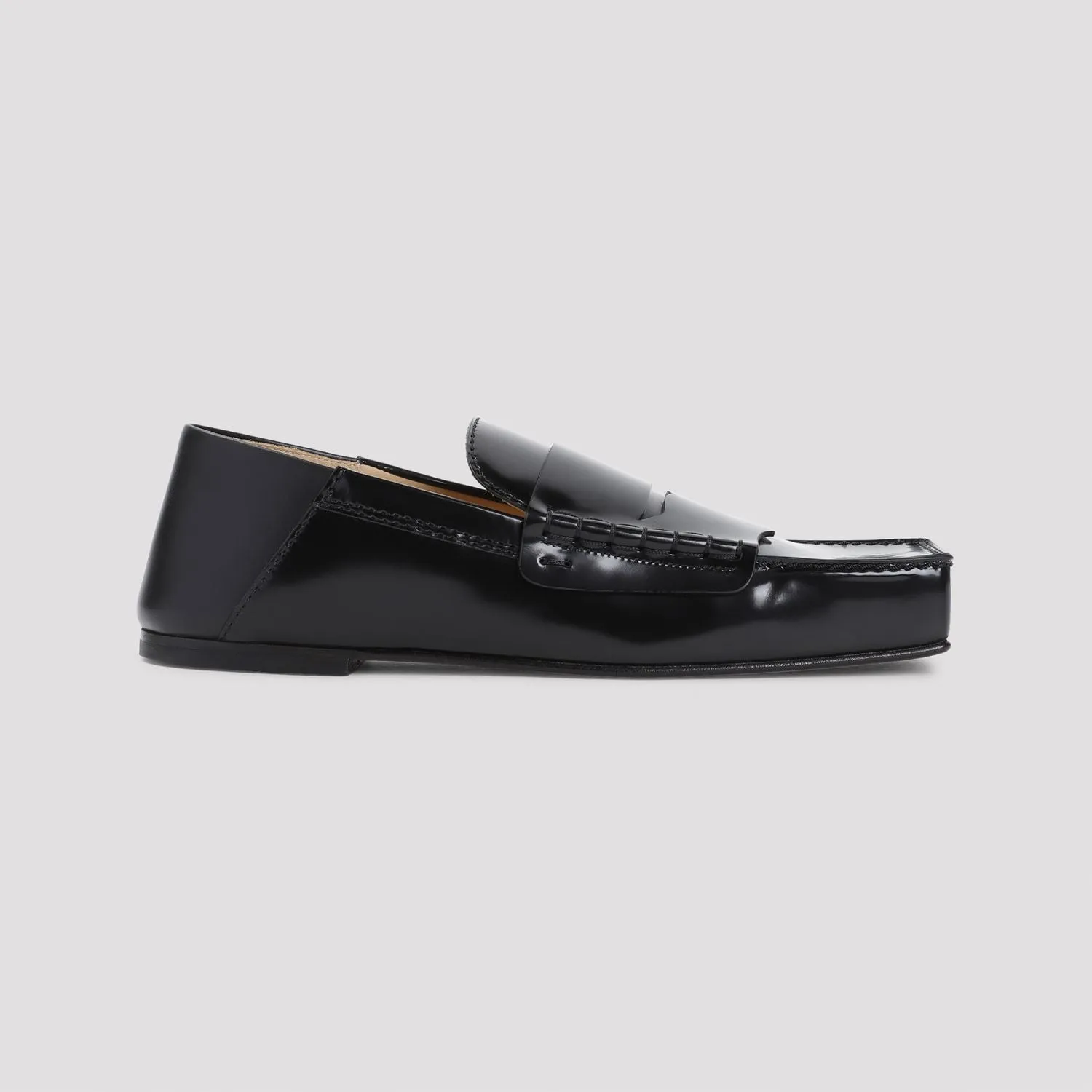 JACQUEMUS Premium Leather Square Loafers for Women