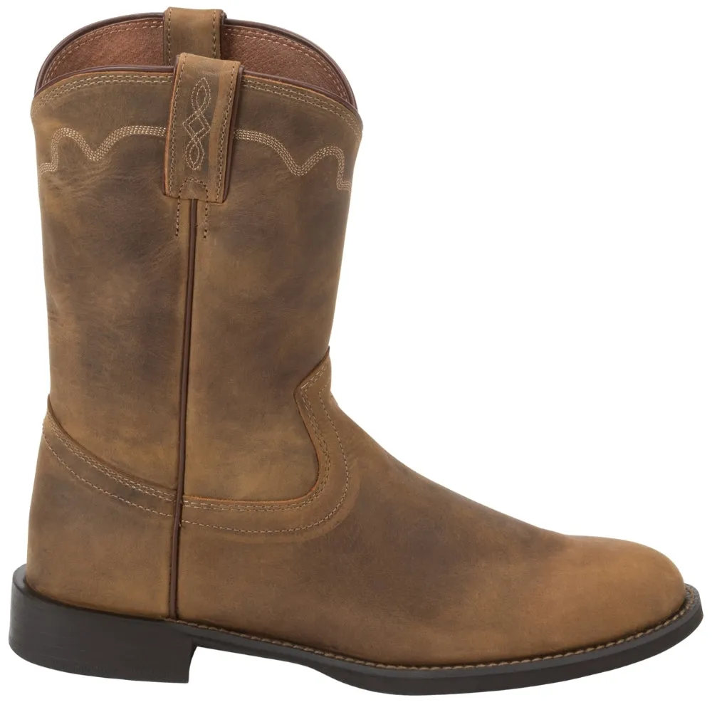 Jeb Round Toe Cowboy Boots