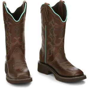 Justin Women's Raya Western Boot w/ Square Toe