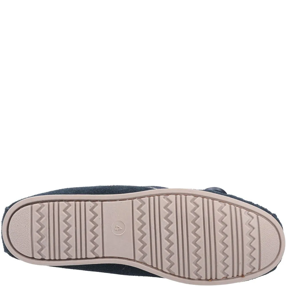 Kilkenny Moccasin Slippers Navy