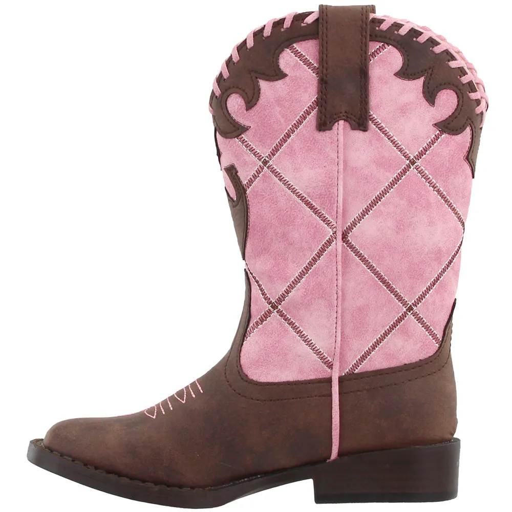 Lacy Square Toe Cowboy Boots (Little Kid-Big Kid)