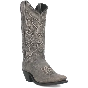 Laredo Weathered Black Reva Snip Toe Western Boots for Women