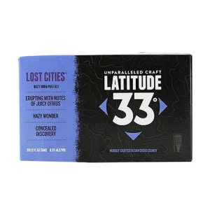 Latitude 33 Lost Cities Hazy Ipa 6 Pack