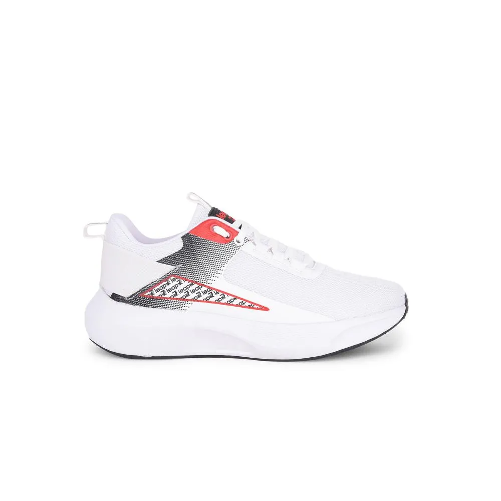 Leap7x By Liberty Mens REACTIVE White Sports Lacing Shoes