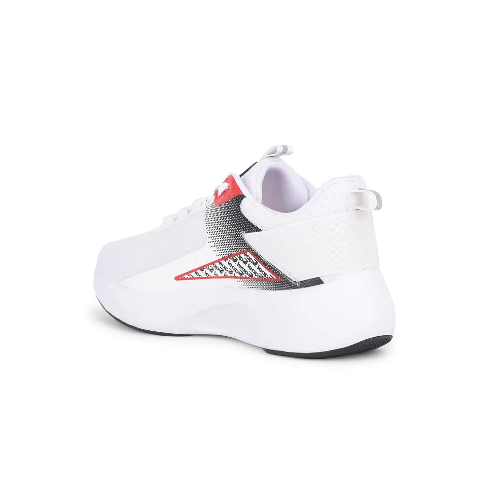 Leap7x By Liberty Mens REACTIVE White Sports Lacing Shoes