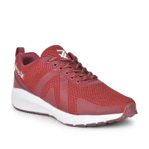 Leap7x Lacing Sports Shoes For Men (Maroon) VOONIK-05 By Liberty