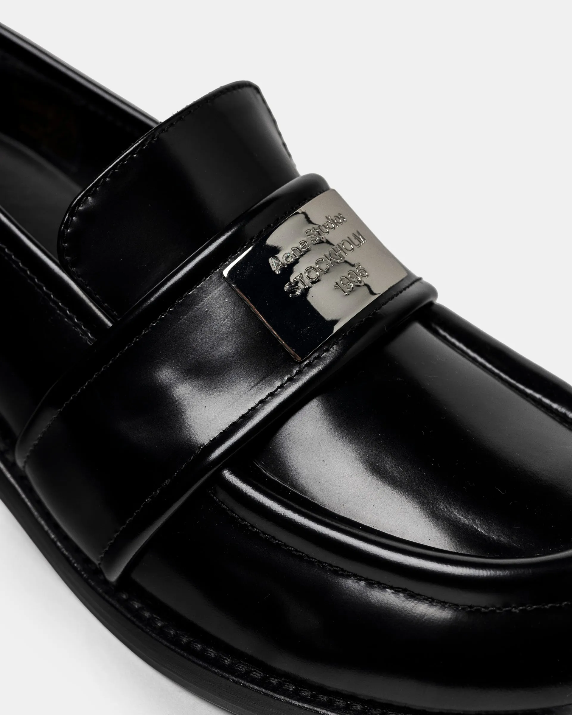 Leather Loafers in Black