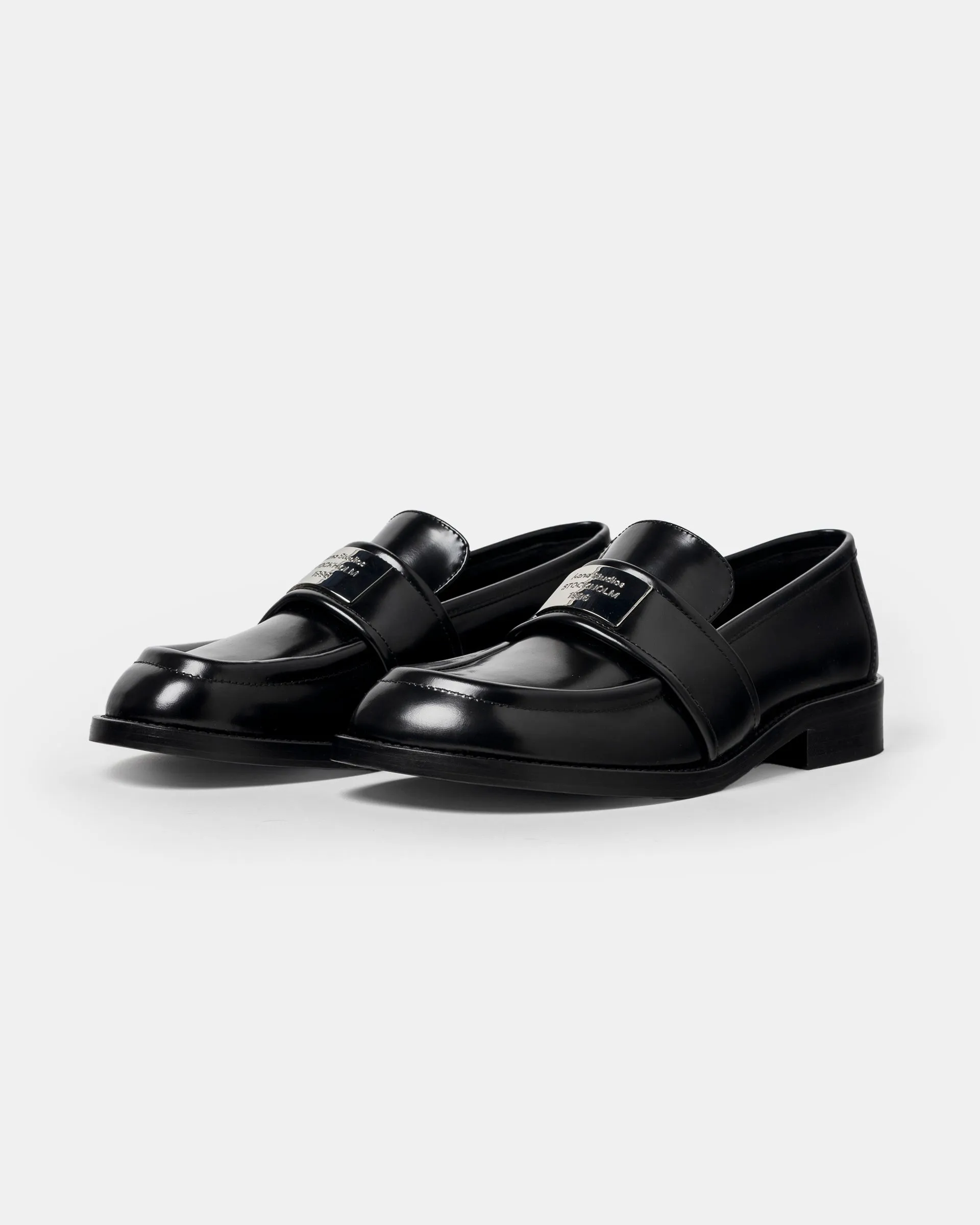 Leather Loafers in Black