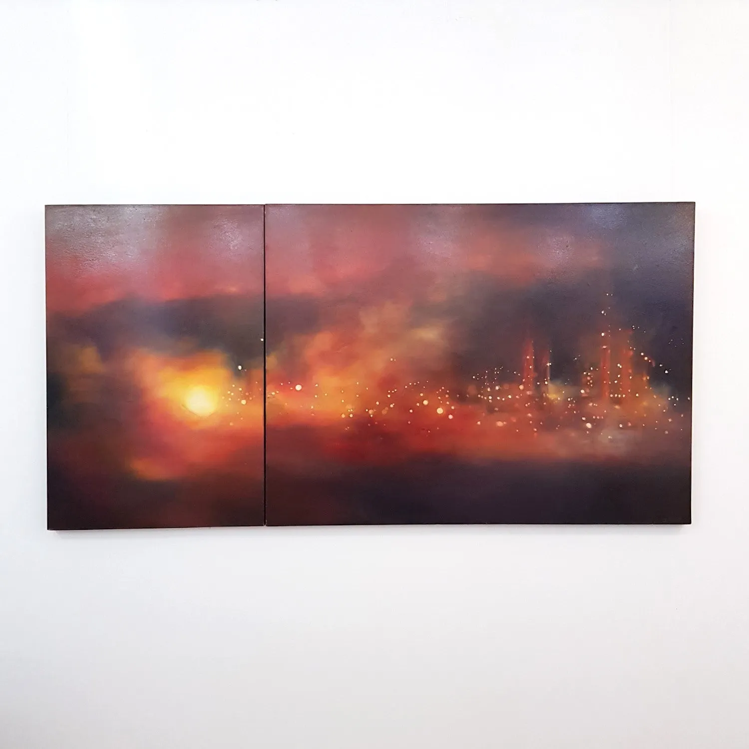 Lesley Anne Derks | Chemical Glow III [Diptych]