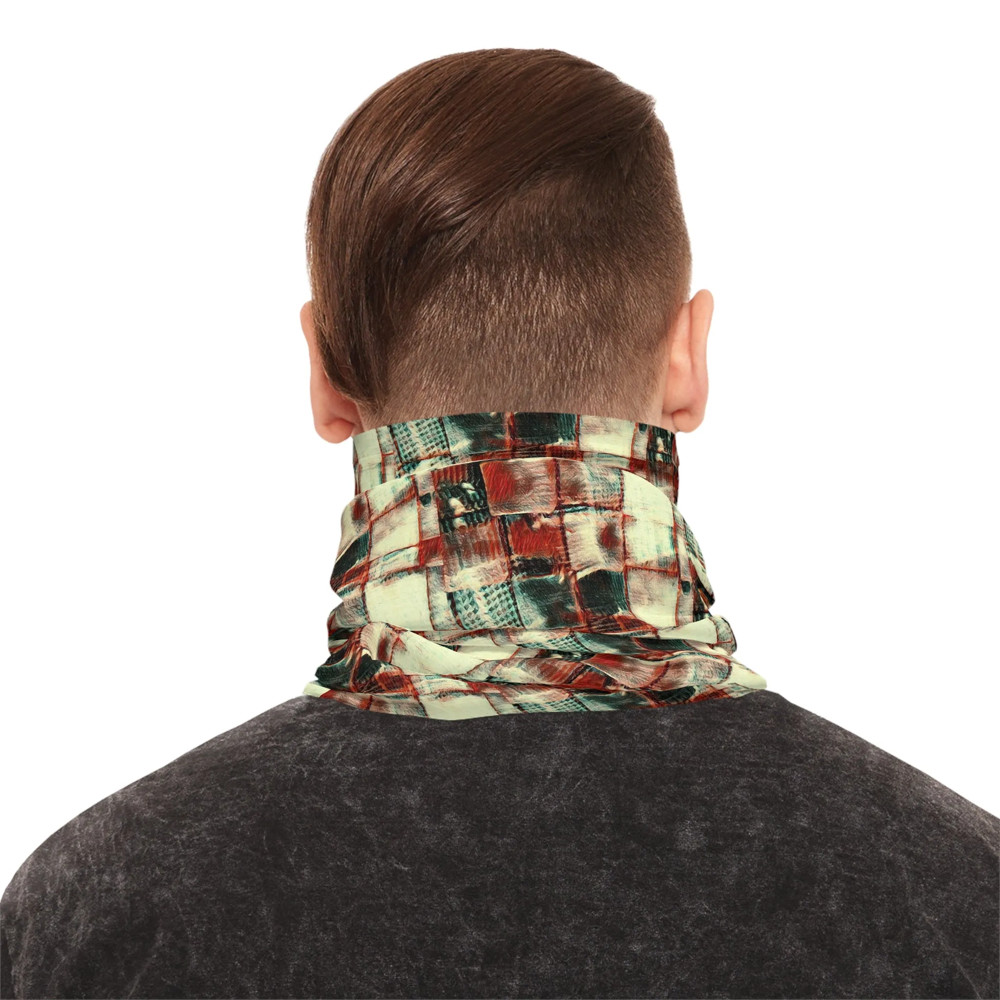 Lightweight Neck Gaiter - "Square Dance"