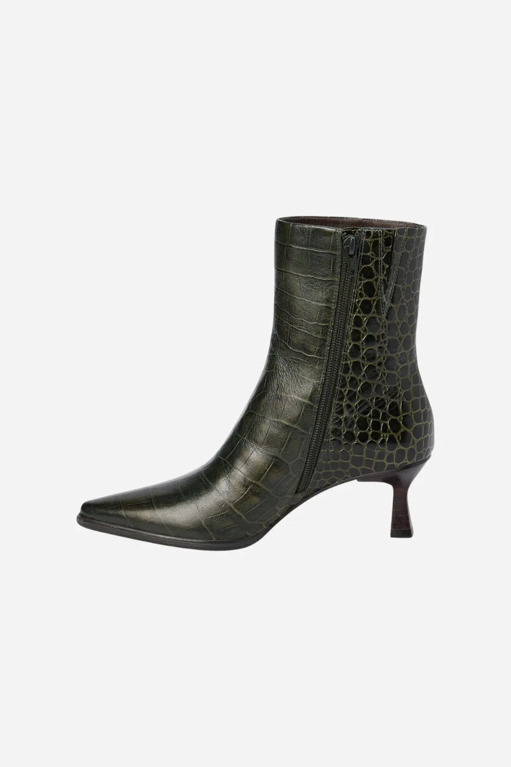 Matisse Gabbie Ankle Boot in Green Croc