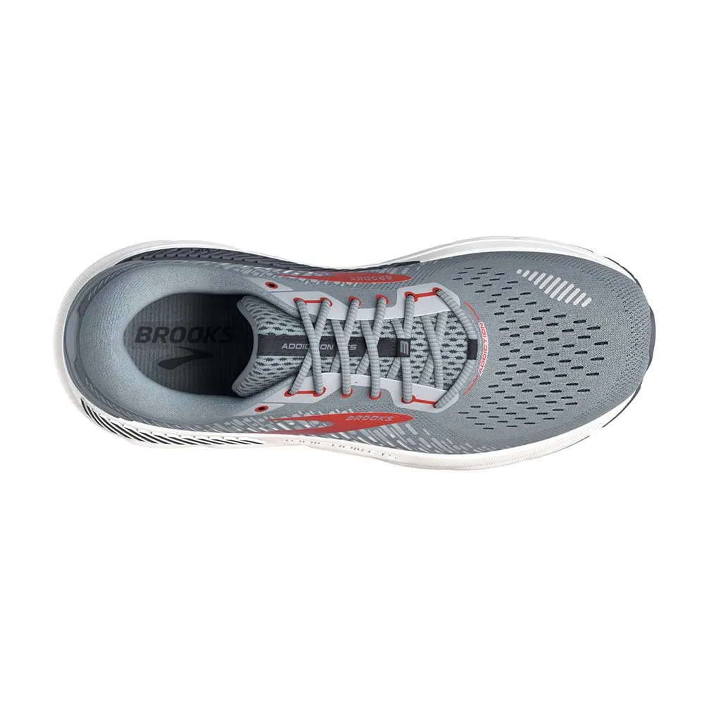 Men's Addiction GTS 15 Running Shoe  - Grey/Ebony/Chili Oil - Extra Wide (4E)