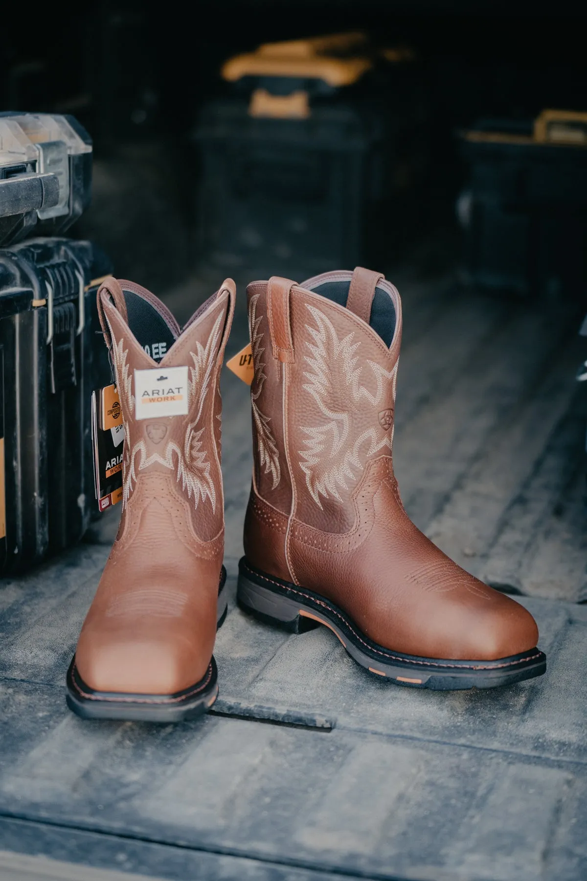 Men's Ariat 'Work Hog' CSA Composite Toe Waterproof Cowboy Boots