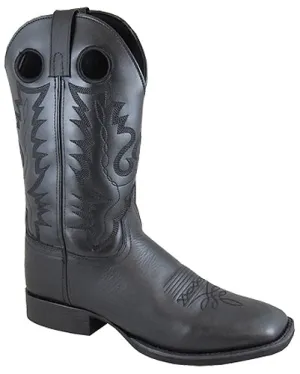 Men's Black Outlaw Broad Square Toe Boots from Smoky Mountain Boots