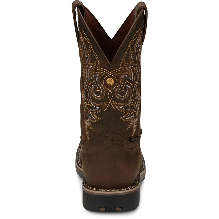 MEN'S FIREMAN 11" WATERPROOF WESTERN WORK BOOT | Gr9050