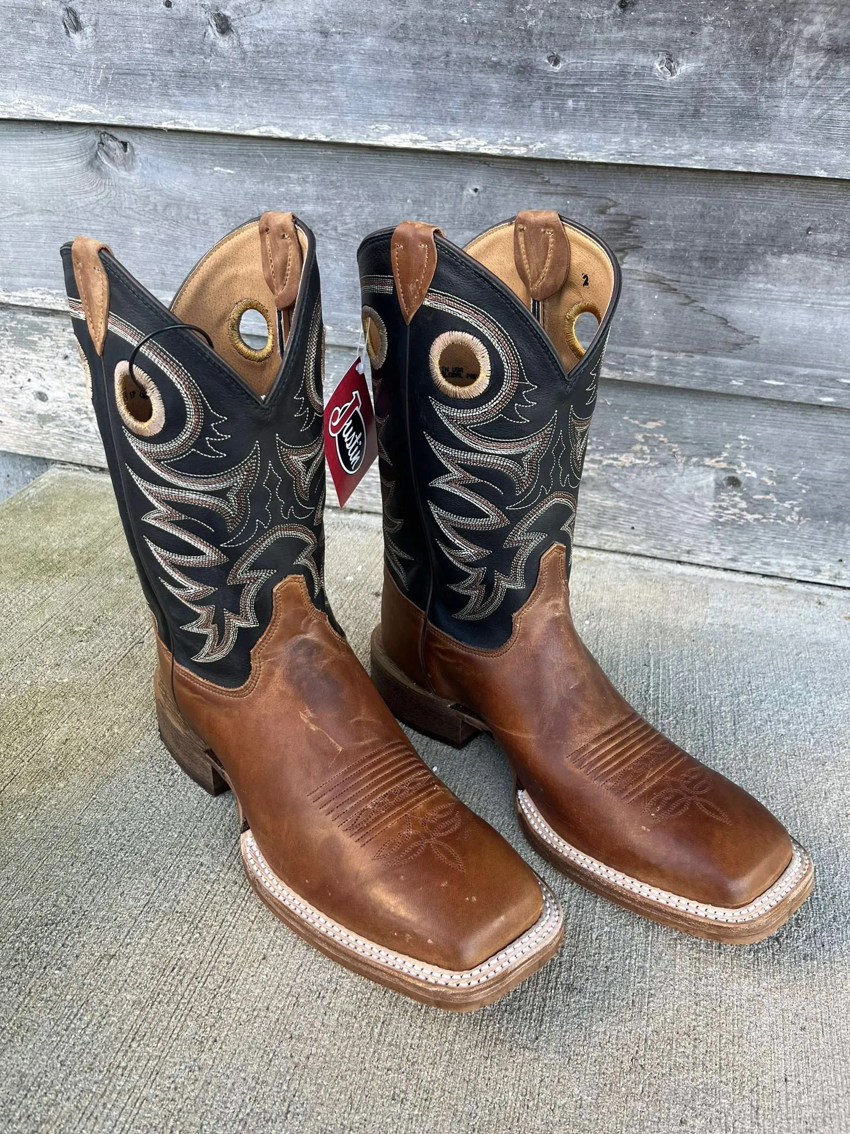 Men's Justin Bent Rail Caddo Brown Boots