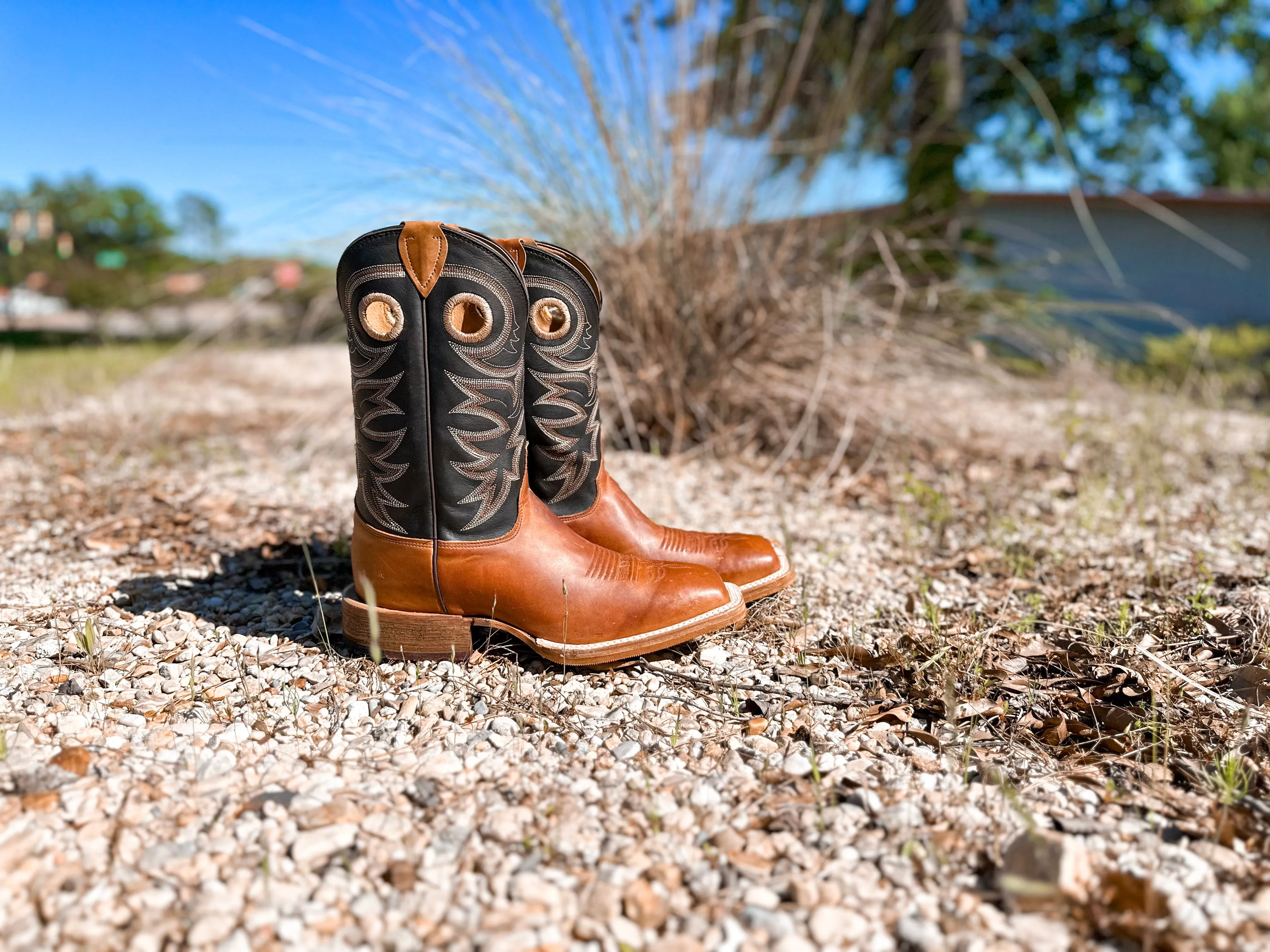 Men's Justin Bent Rail Caddo Brown Boots