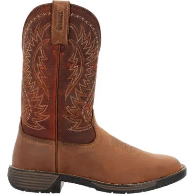 Men's ROCKY RUGGED TRAIL WESTERN BOOT - Brown