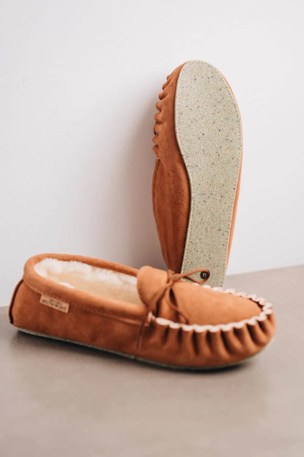 Men's Sheepskin Moccasin Slippers | NOAH