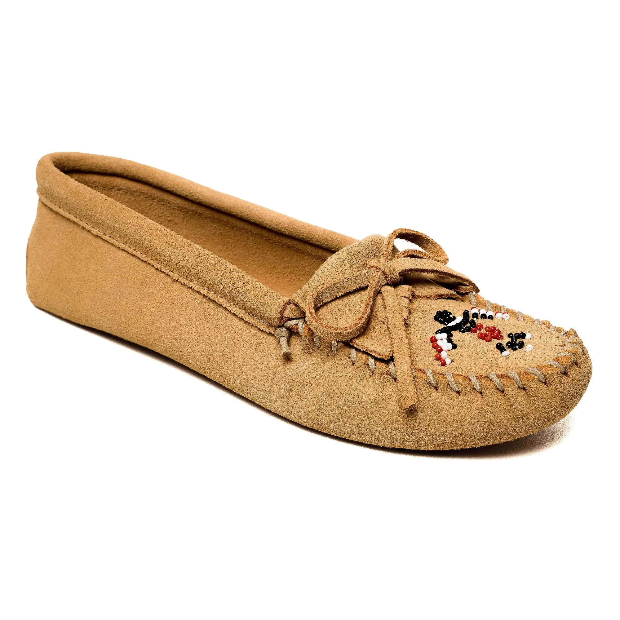 Minnetonka Thunderbird Animikii Softsole Suede - Womens Moccasin