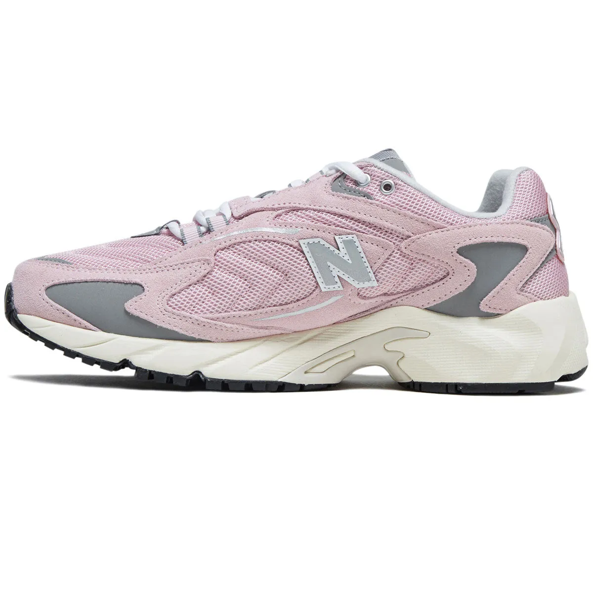 New Balance 725V1 Shoes - Mid Century Pink/Slate Grey/Metallic Silver