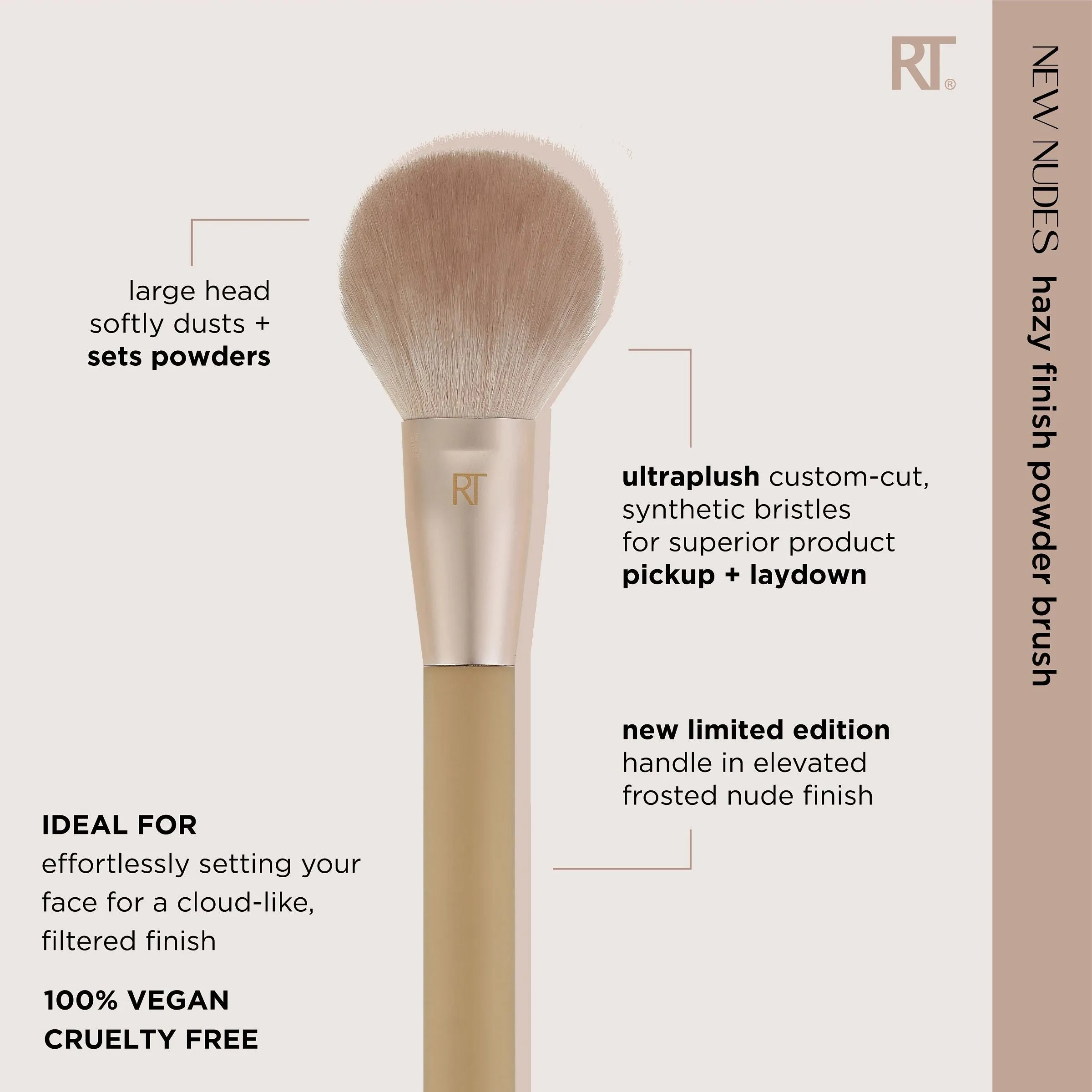 New Nudes Hazy Finish Powder Brush