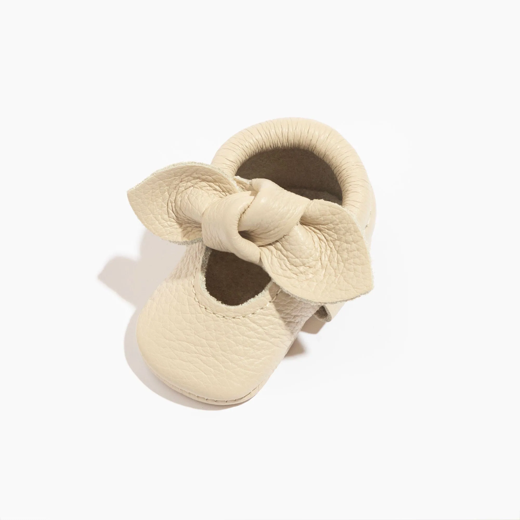 Newborn Birch Knotted Bow Baby Shoe