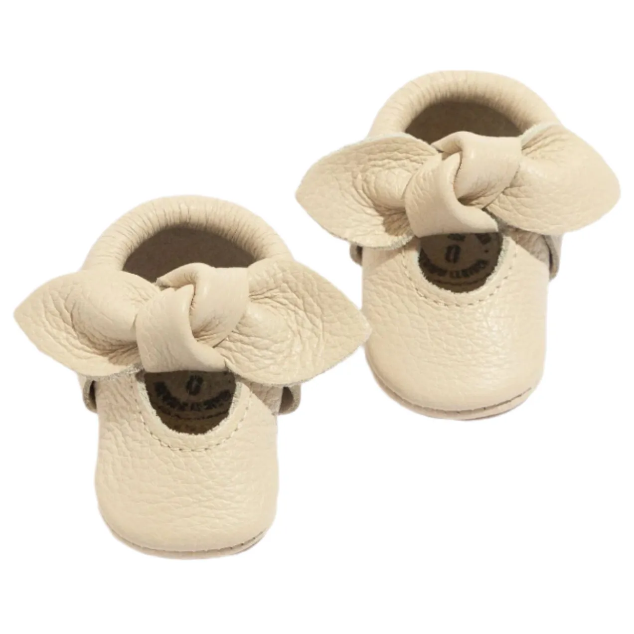 Newborn Birch Knotted Bow Baby Shoe