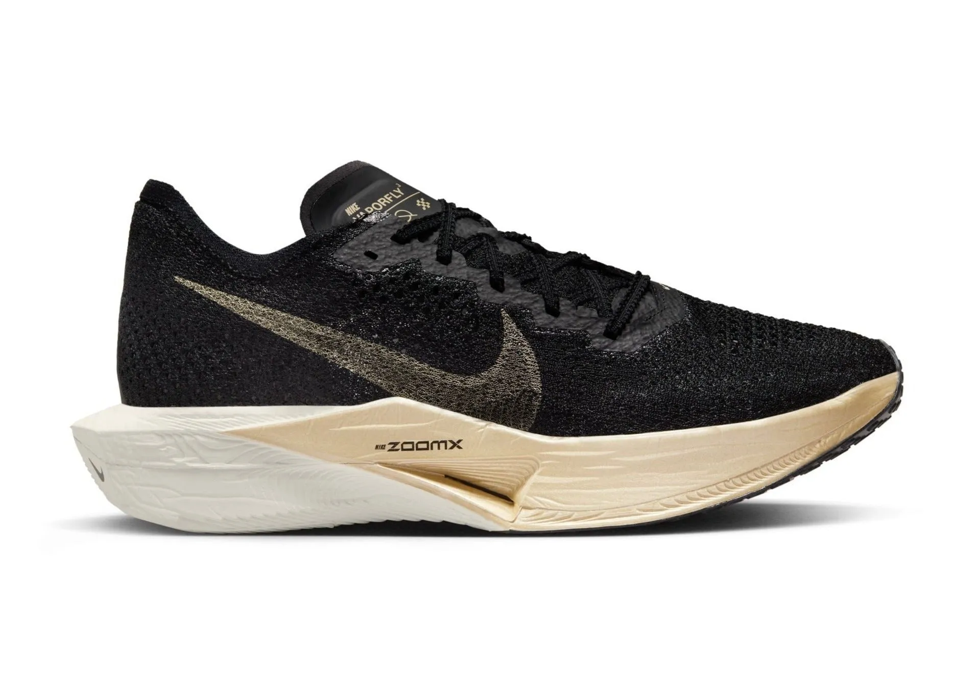 Nike Zoomx Vaporfly Next% 3 - Black/ Metallic Gold (Mens)