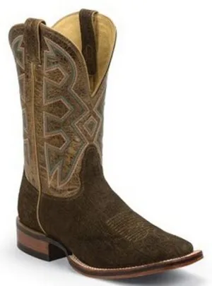 Nocona Men's Hippo Print Let's Rodeo Cowboy Boot - Brown MD5201