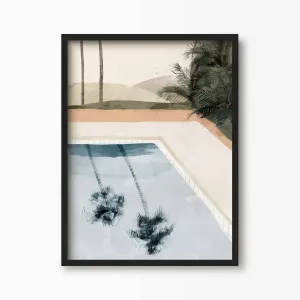 Palm Springs Poolside Art Print