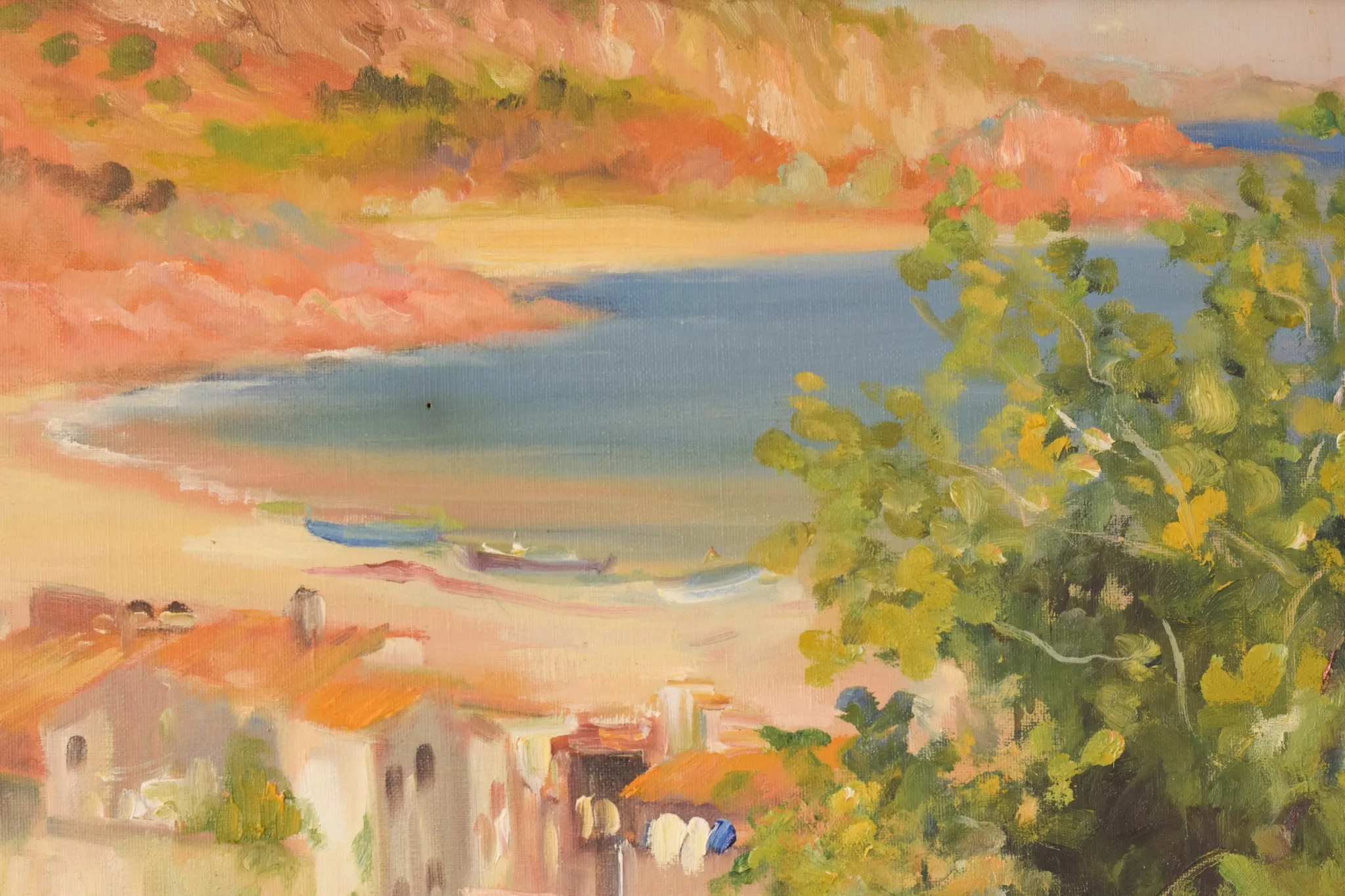 Rafael Sarabia Benitez - Impressionist Seaside Landscape