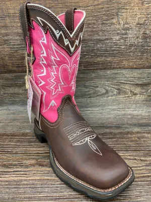 rd3557 Women's Pink Ribbon Lady Rebel Western Boot by Durango