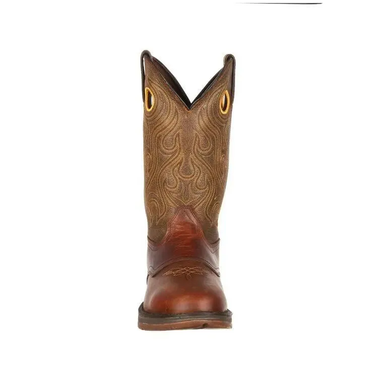 Rebel By Durango Brown Saddle Western Boot DB5468