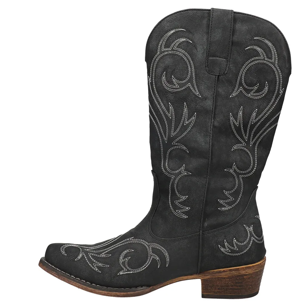 Riley Round Toe Cowboy Boots