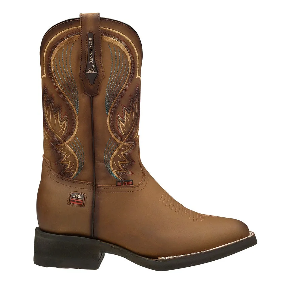 Rio Grande Men's Carson Western Boots with Zip