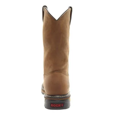 Rocky 2809 Original Ride 8" Branson Steel Toe Waterproof Western Pull On Boots