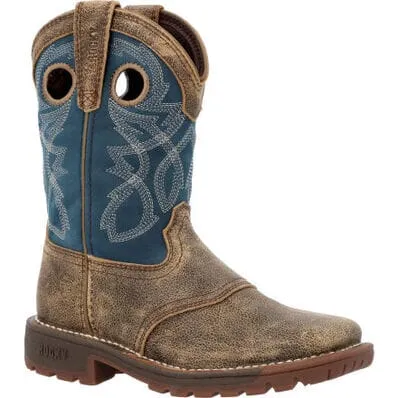 Rocky Kids - 8" Legacy 32 Waterproof Western Boot - Slate Blue