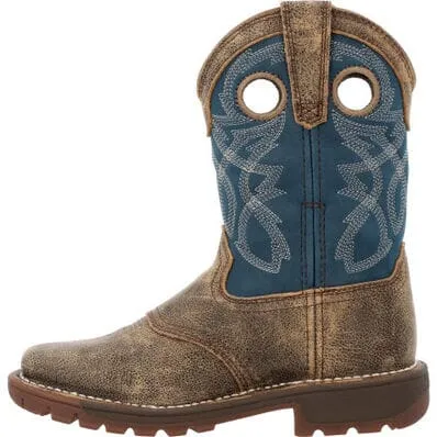 Rocky Kids - 8" Legacy 32 Waterproof Western Boot - Slate Blue