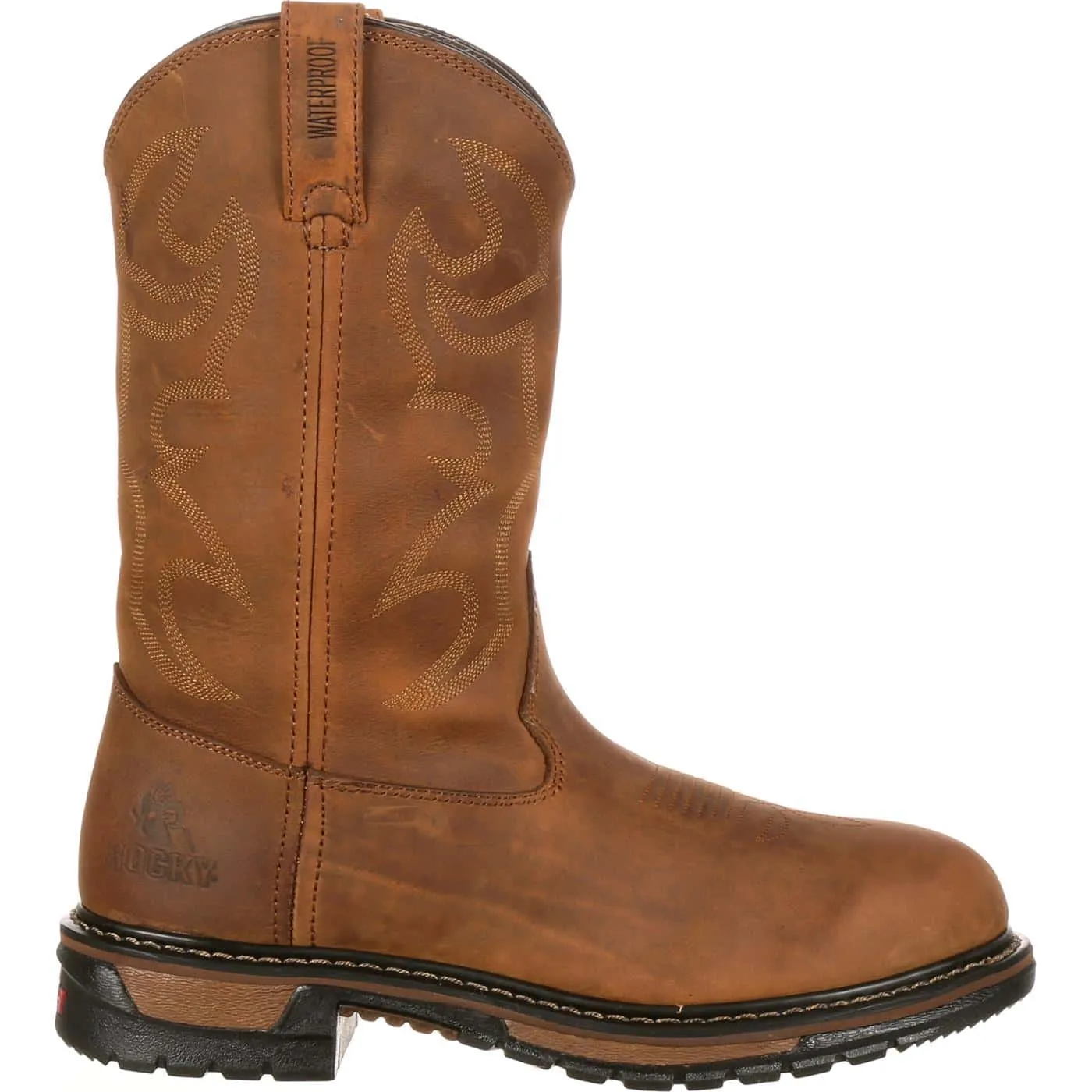 Rocky | Men's Original Ride Branson Roper Waterproof | Aztec Crazy Horse