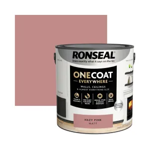 Ronseal One Coat Everywhere Paint Hazy Pink